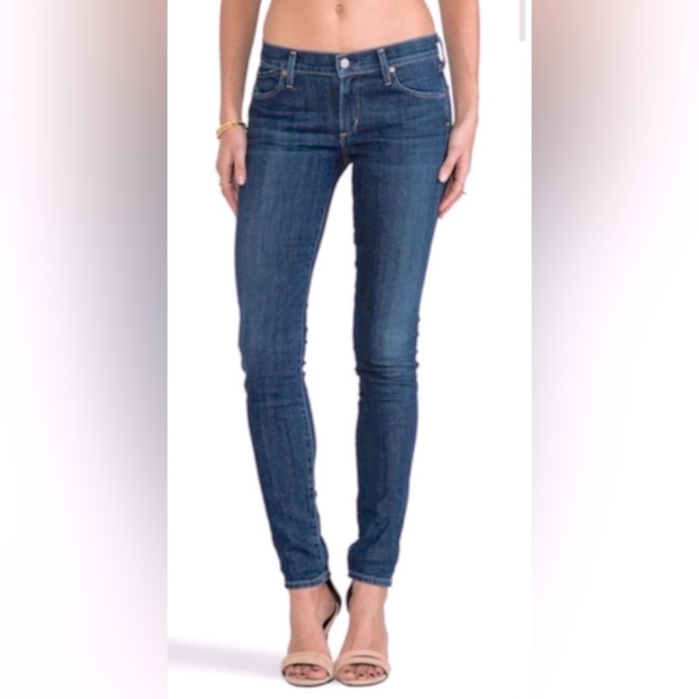 Citizens of Humanity Avedon Low Rise
Skinny Leg Jeans Medium Blue Wash